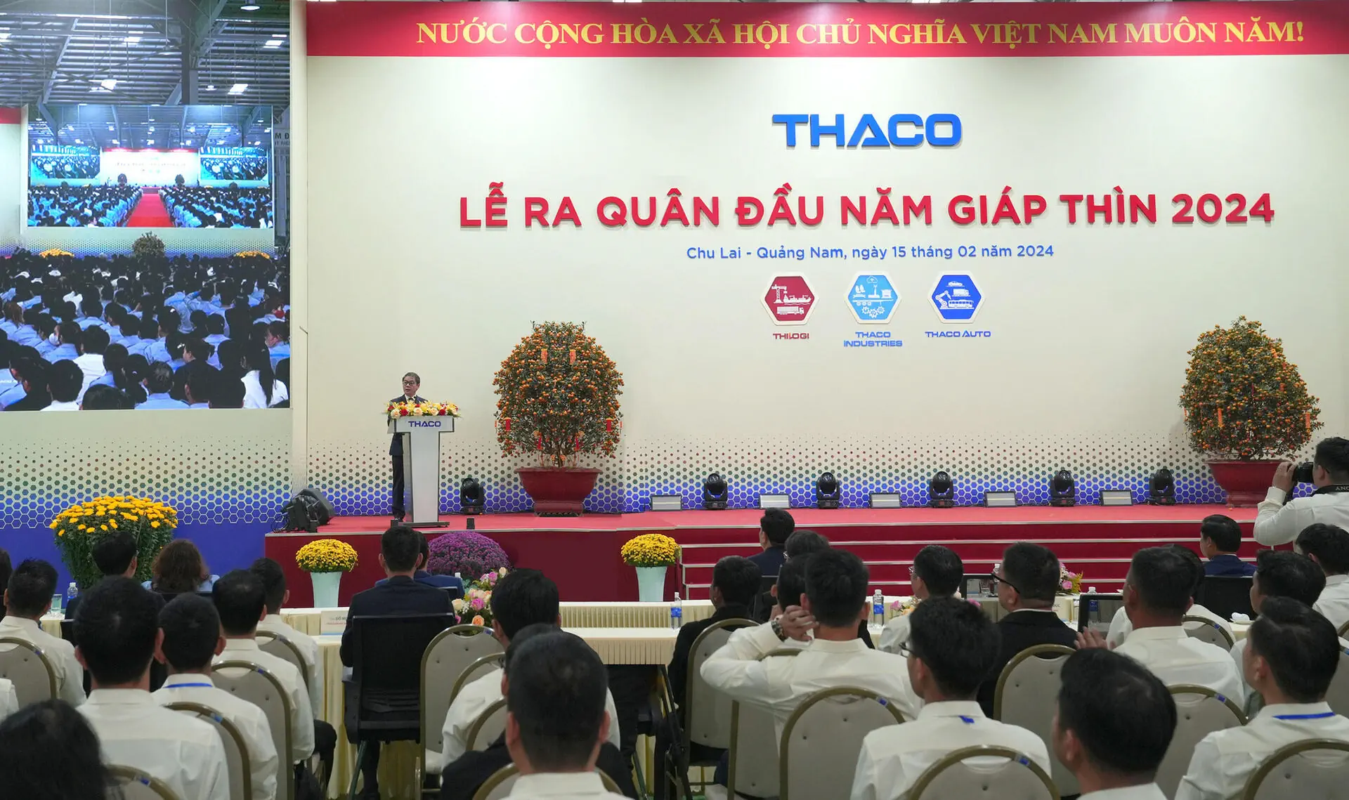 THACO AUTO Kiên Giang tổ chức chương trình Lễ Khai niên Giáp Thìn 2024