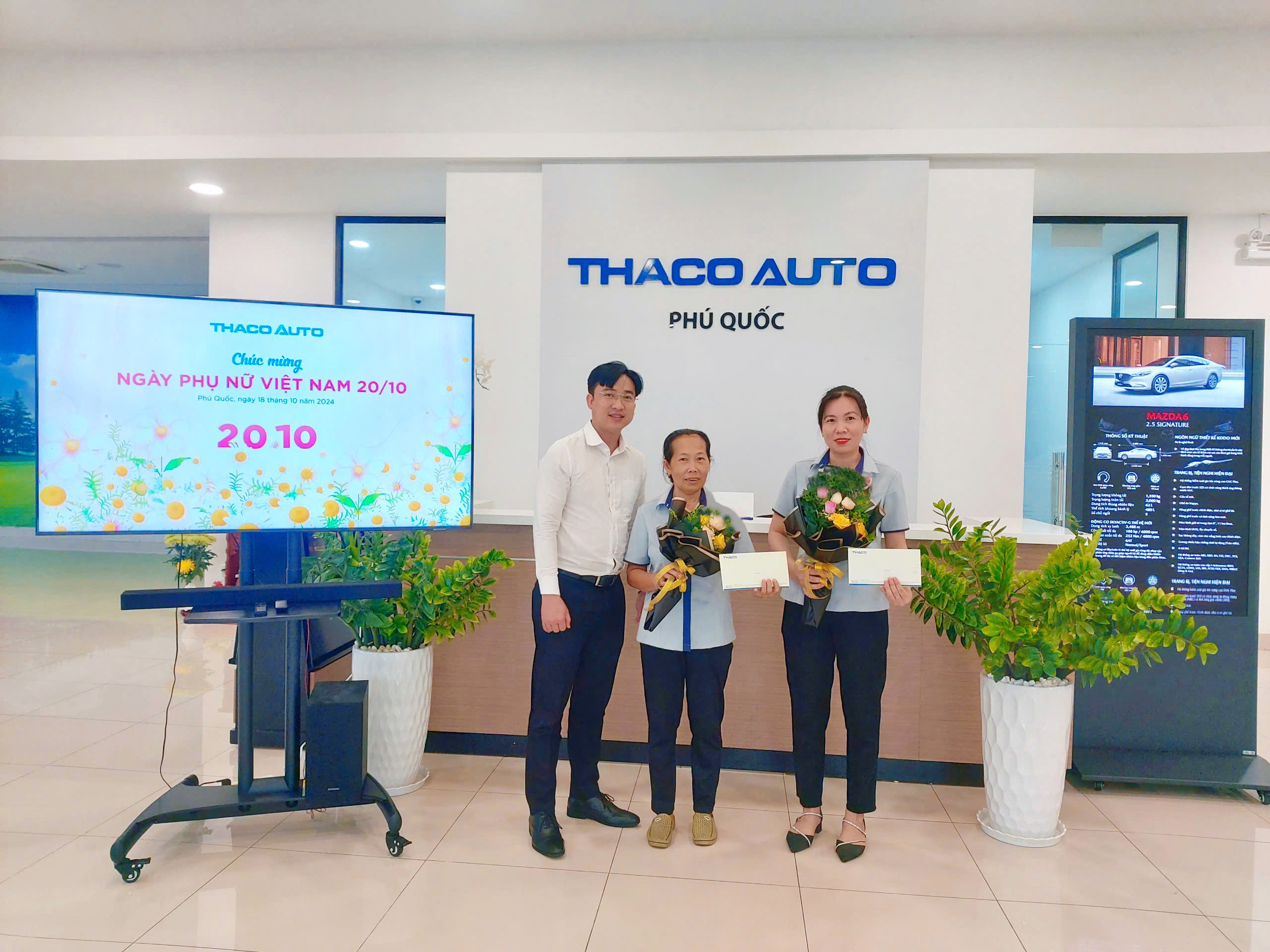 Nữ CBNV CÔNG TY THACO AUTO AN GIANG rạng rỡ trong Ngày Phụ nữ Việt Nam 20/10