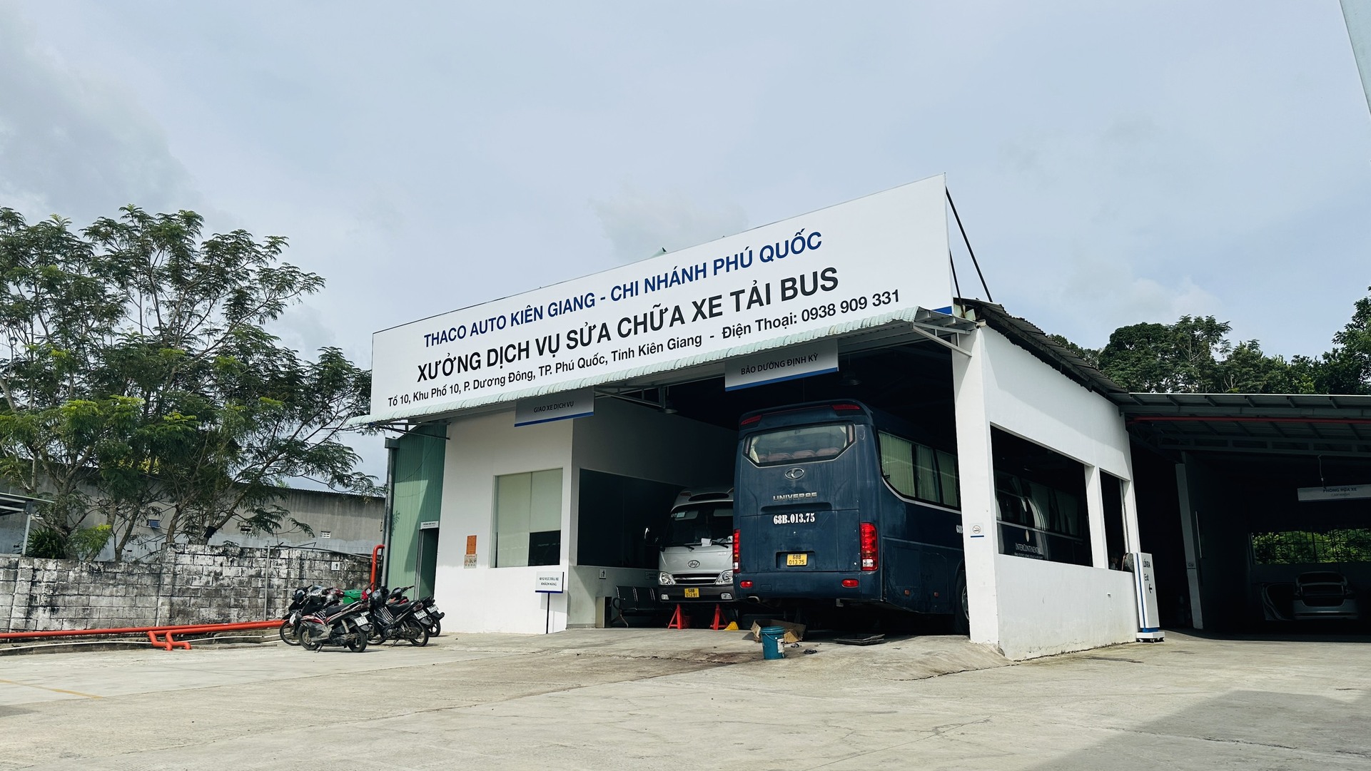 Xưởng dịch vụ sửa chữa Tải Bus Phú Quốc